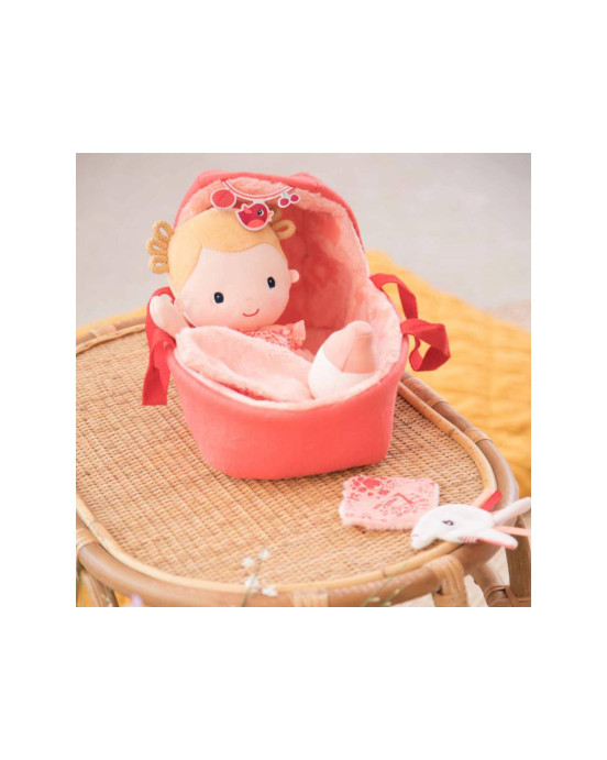 LILLIPUTIENS- Υφασμάτινο μωρό σε καλαθούνα Lena