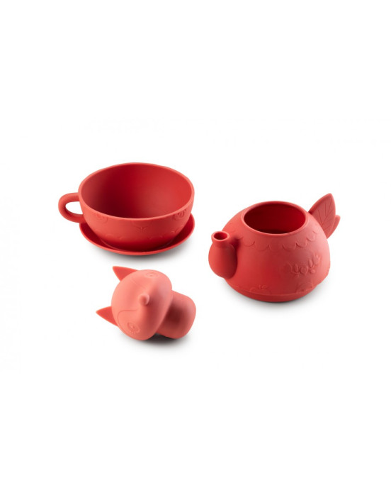 LILLIPUTIENS- Παιχνίδι μπάνιου σιλικόνης σετ τσαγιού Αλίς