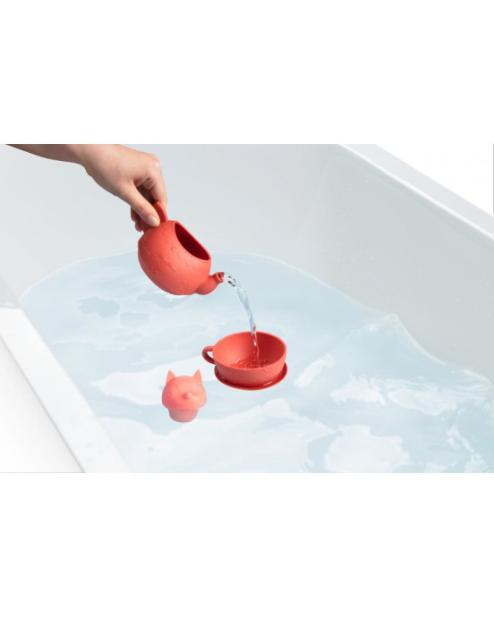 LILLIPUTIENS- Παιχνίδι μπάνιου σιλικόνης σετ τσαγιού Αλίς