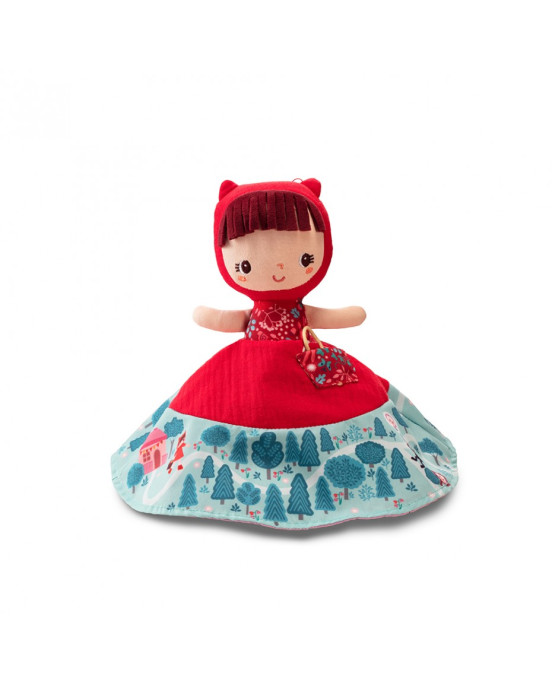 LILLIPUTIENS- Υφασμάτινη κούκλα κοκκινοσκουφίτσα διπλής όψης