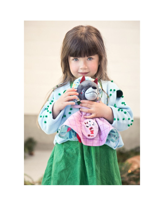 LILLIPUTIENS- Υφασμάτινη κούκλα κοκκινοσκουφίτσα διπλής όψης