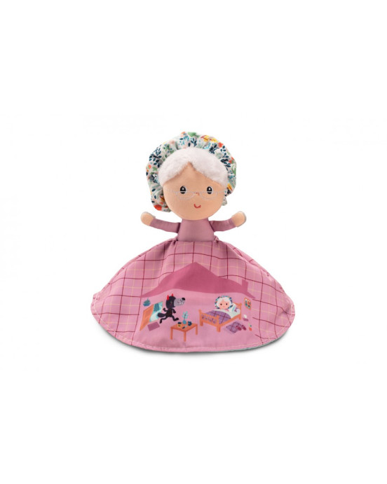 LILLIPUTIENS- Υφασμάτινη κούκλα κοκκινοσκουφίτσα διπλής όψης