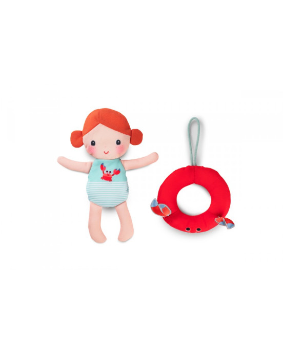 LILLIPUTIENS- Παιχνίδι μπάνιου κούκλα με σωσίβιο Axelle