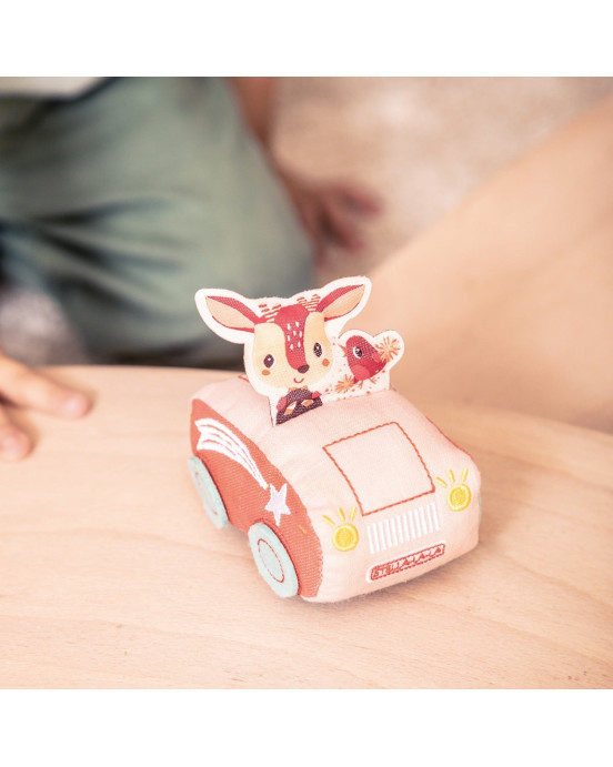 LILLIPUTIENS. Υφασμάτινο αυτοκινητάκι pull-back Stella