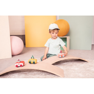 LILLIPUTIENS. Υφασμάτινο αυτοκινητάκι pull-back Marius