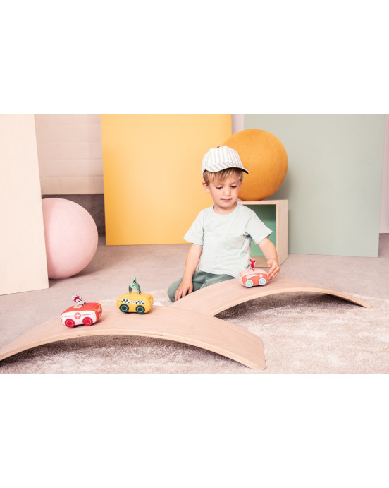 LILLIPUTIENS. Υφασμάτινο αυτοκινητάκι pull-back Marius