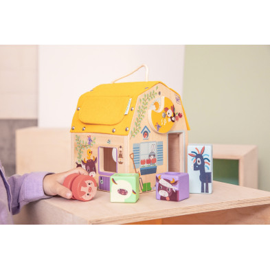 LILLIPUTIENS. Ξύλινο σπιτάκι δραστηριοτήτων Φάρμα