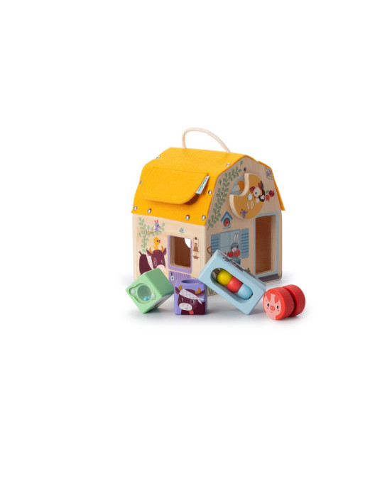 LILLIPUTIENS. Ξύλινο σπιτάκι δραστηριοτήτων Φάρμα