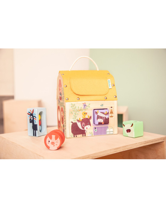 LILLIPUTIENS. Ξύλινο σπιτάκι δραστηριοτήτων Φάρμα