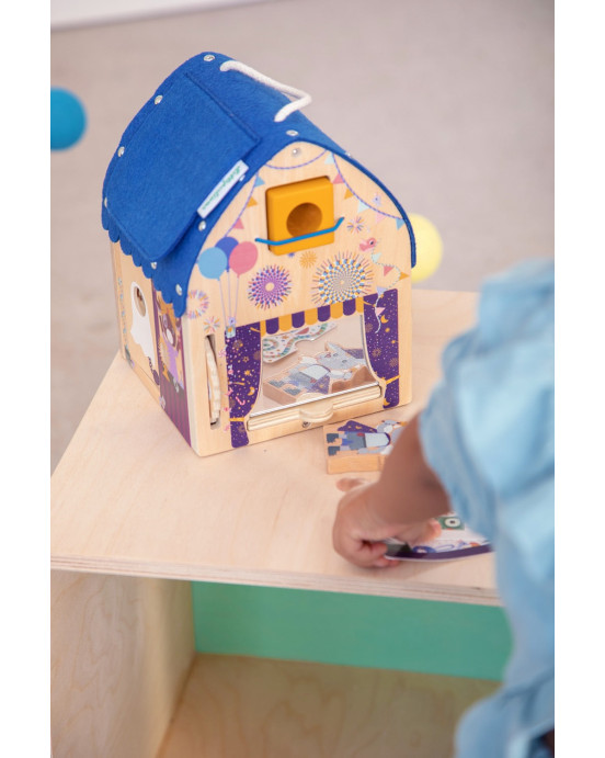 LILLIPUTIENS. Ξύλινο σπιτάκι δραστηριοτήτων Ψευδαισθήσεις