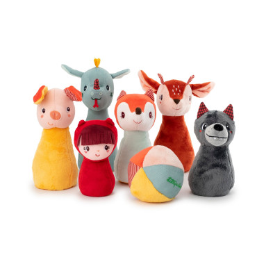 LILLIPUTIENS- Υφασμάτινο μπόουλινγκ ζωάκια του δάσους