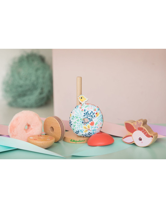 LILLIPUTIENS- Ξύλινη πυραμίδα ταξινόμησης Stella