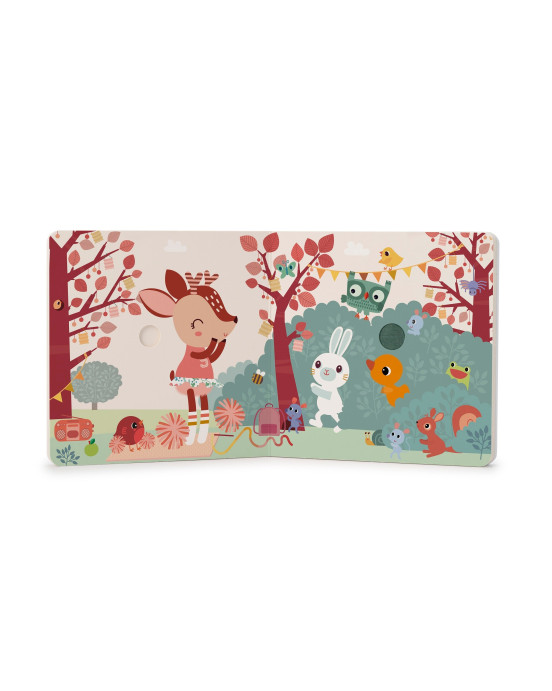 LILLIPUTIENS- Βιβλιαράκι αφής & ήχων Happy Forest