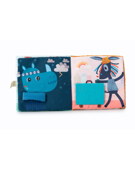 LILLIPUTIENS- Υφασμάτινο βιβλιαράκι δραστηριοτήτων Joe