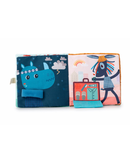 LILLIPUTIENS- Υφασμάτινο βιβλιαράκι δραστηριοτήτων Joe