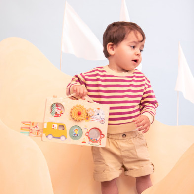 LILLIPUTIENS. Ξύλινο παιχνίδι δραστηριοτήτων On the road