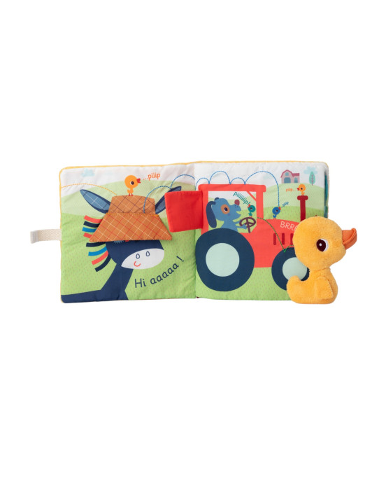 LILLIPUTIENS. Υφασμάτινο βιβλιαράκι δραστηριοτήτων Gaspard - Φάρμα