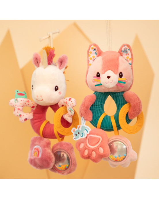 LILLIPUTIENS. Υφασμάτινος μονόκερος δραστηριοτήτων με κρίκους Lena