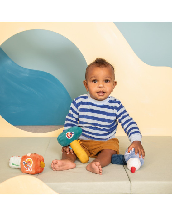 LILLIPUTIENS. Υφασμάτινη κουδουνίστρα σφυρί Leon