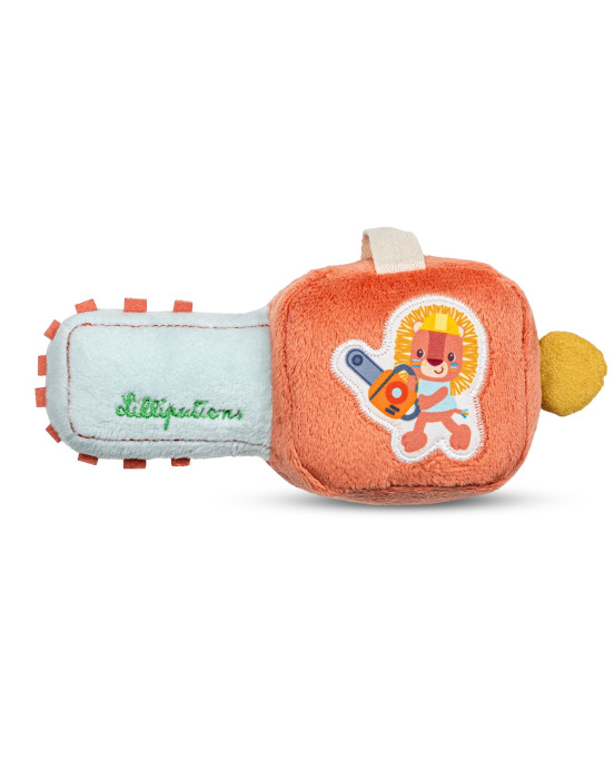 LILLIPUTIENS. Υφασμάτινη κουδουνίστρα αλυσοπρίονο Jack