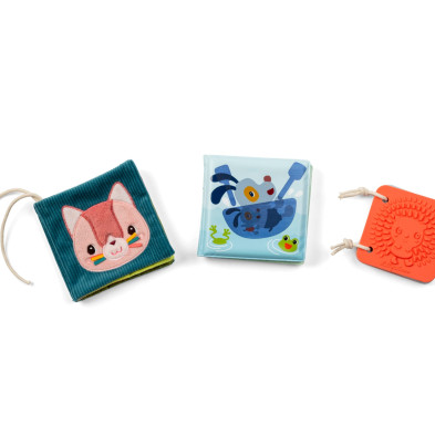 LILLIPUTIENS. Σετ 3 υφασμάτινα βιβλία δραστηριοτήτων Jeanne