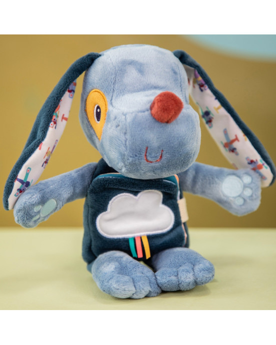 LILLIPUTIENS. Υφασμάτινο σκυλάκι που φωσφορίζει με βιβλιαράκι Jules