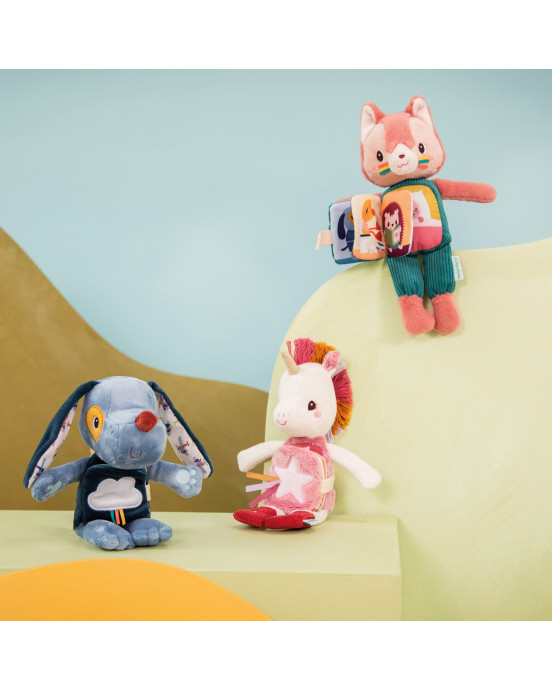 LILLIPUTIENS. Υφασμάτινο σκυλάκι που φωσφορίζει με βιβλιαράκι Jules