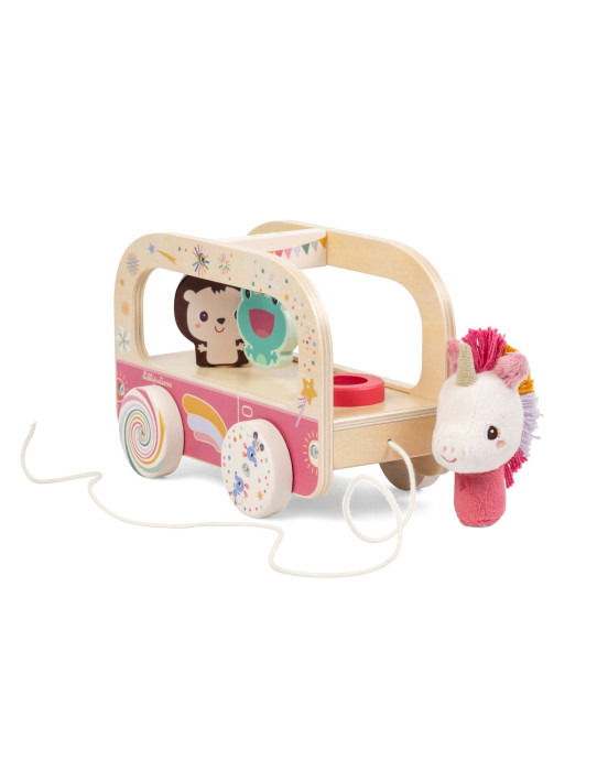 LILLIPUTIENS. Μαγικό ξύλινο λεωφορείο - Lena ο Μονόκερος