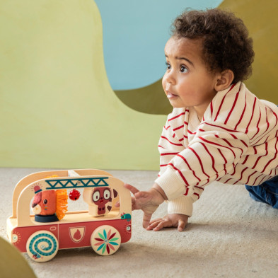 LILLIPUTIENS. Μαγικό ξύλινο λεωφορείο - Lena ο Μονόκερος