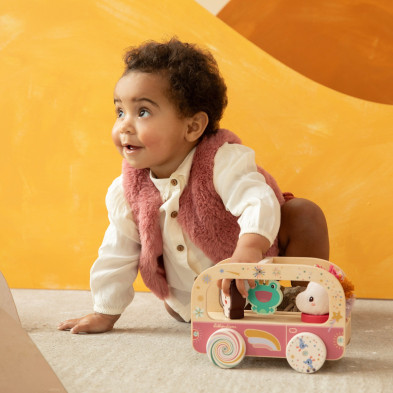 LILLIPUTIENS. Μαγικό ξύλινο πυροσβεστικό όχημα - Jack το Λιοντάρι