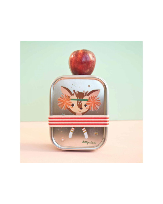 LILLIPUTIENS- Ανοξείδωτο φαγητοδοχείο με ελαστικό ιμάντα Wonder Stella