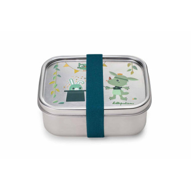 LILLIPUTIENS- Ανοξείδωτο φαγητοδοχείο με ελαστικό ιμάντα Magic Joe