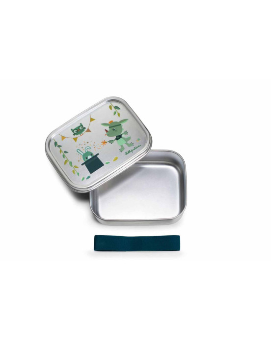 LILLIPUTIENS- Ανοξείδωτο φαγητοδοχείο με ελαστικό ιμάντα Magic Joe