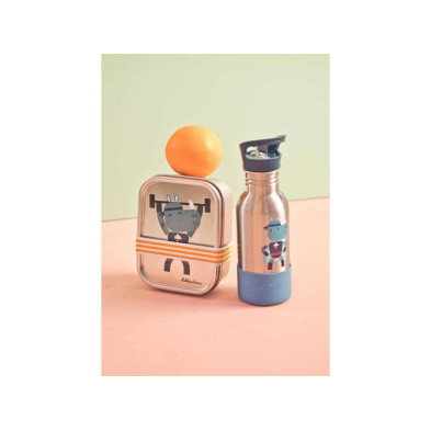 LILLIPUTIENS- Ανοξείδωτο μπουκάλι με πάτο σιλικόνης Super Marius 600ml