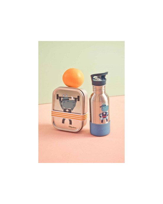 LILLIPUTIENS- Ανοξείδωτο μπουκάλι με πάτο σιλικόνης Super Marius 600ml