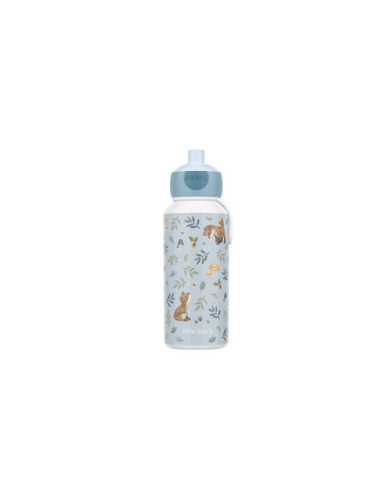 LITTLE DUTCH. Μπουκάλι με pop-up στόμιο 400 ml - Forest Friends