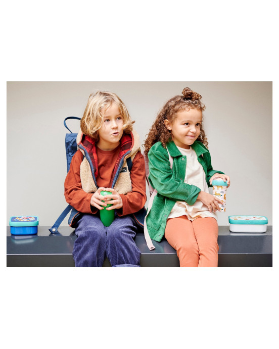 MEPAL. Φαγητοδοχείο με 3 διαμερίσματα (leopard)