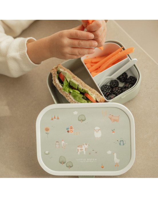 LITTLE DUTCH. Φαγητοδοχείο με 3 διαμερίσματα campus Little Farm