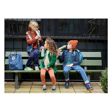 LITTLE DUTCH. Ανοξείδωτο μπουκάλι - θερμός flip-up campus 350 ml - Sailors Bay