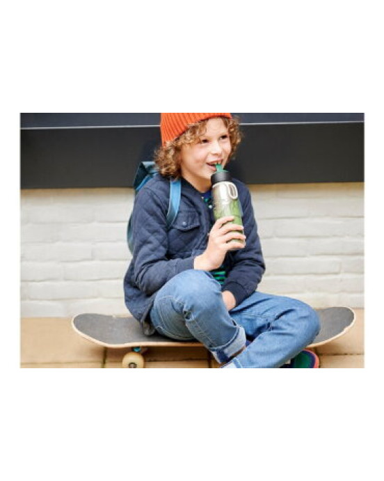 LITTLE DUTCH. Ανοξείδωτο μπουκάλι - θερμός flip-up campus 350 ml - Sailors Bay