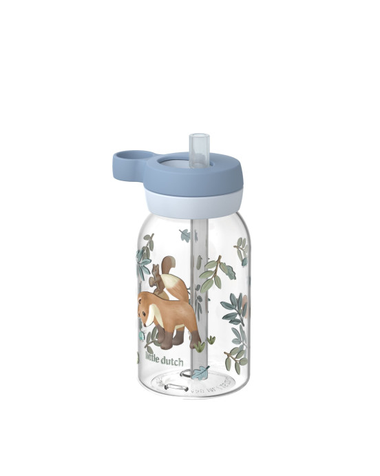 LITTLE DUTCH. Μπουκάλι με καλαμάκι campus 450 ml - Forest Friends