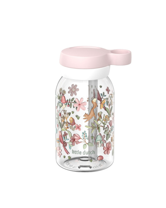 LITTLE DUTCH. Μπουκάλι με καλαμάκι campus 450 ml - Fairy Wonders