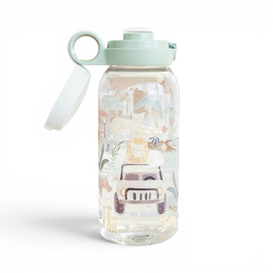 LITTLE DUTCH. Μπουκάλι με pop-up στόμιο 600 ml - Safari Friends