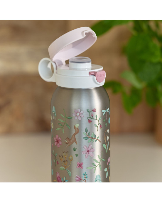 LITTLE DUTCH. Ανοξείδωτο μπουκάλι - θερμός flip-up campus 500 ml - Fairy Wonders