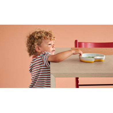 MEPAL. Εκπαιδευτικό πιατάκι Miffy (κίτρινο)