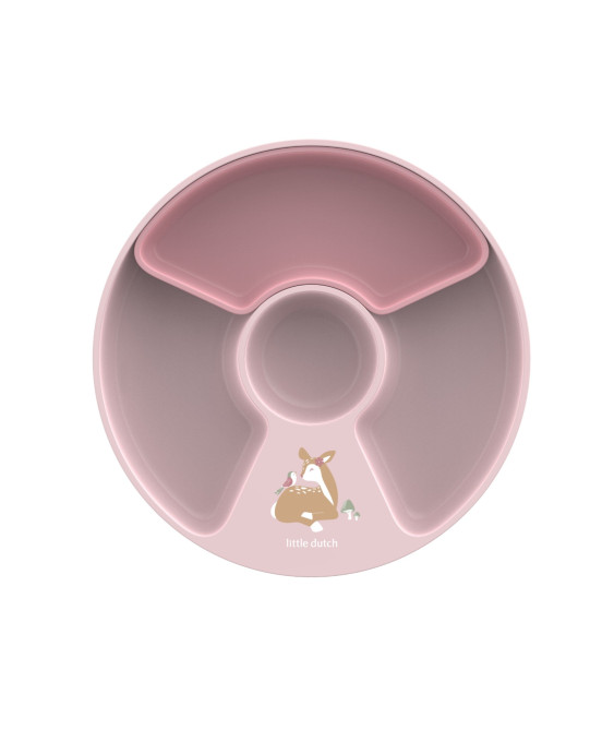 LITTLE DUTCH. Παιδικό πιατάκι με χωρίσματα Mio Fairy Garden