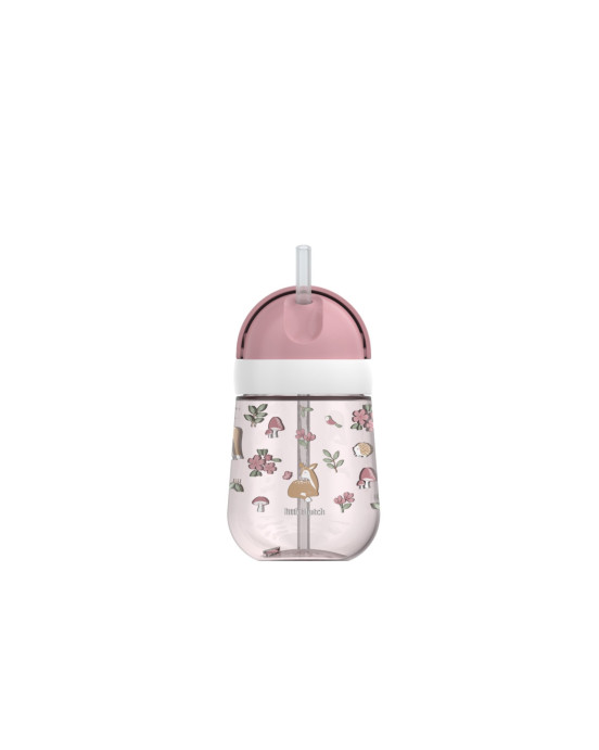 LITTLE DUTCH. Εκπαιδευτικό ποτηράκι με καλαμάκι 300 ml - Fairy Garden