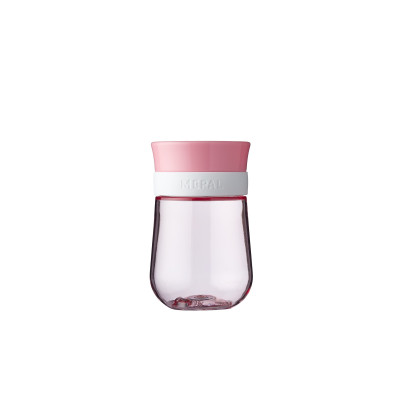 MEPAL. Εκπαιδευτικό ποτηράκι περιμετρικό 300ml (ροζ)