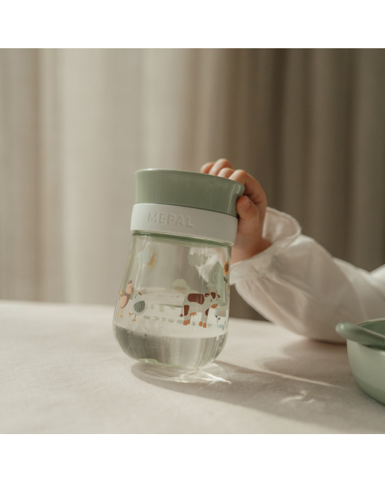 LITTLE DUTCH. Εκπαιδευτικό ποτηράκι περιμετρικό 300ml Little Farm