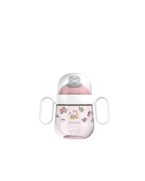 LITTLE DUTCH. Εκπαιδευτικό ποτηράκι με χειρολαβές Mio 200 ml - Fairy Garden